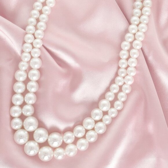 Multi Strand Pearl Necklace - Picture 1 of 2